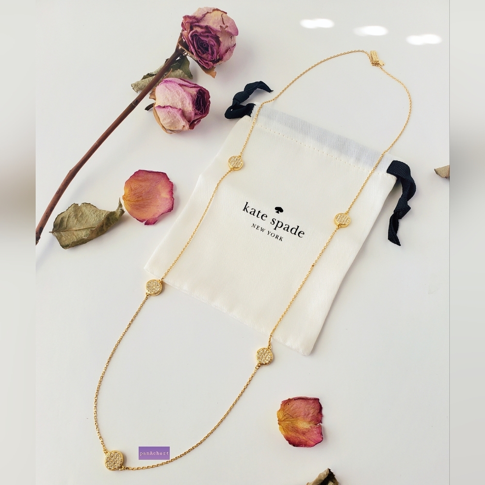 ⚘️3/$99⚘️Kate Spade Scatter Necklace Brightspot In Gold